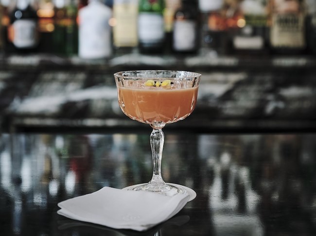 Casilda cocktail on the bar